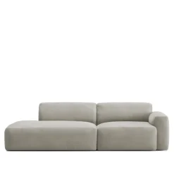 Brick 2-Seater Open End Left