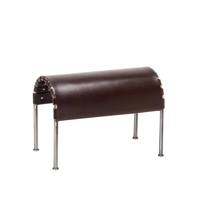 Bruno fotskammel Matt Chrome