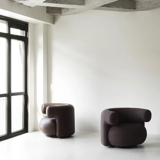 Burra Lounge Chair W. Return