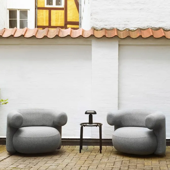 Burra lounge stol roterbar utomhus