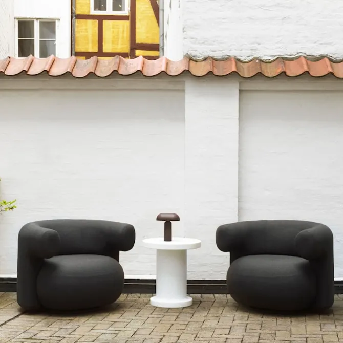 Burra lounge stol roterbar utomhus