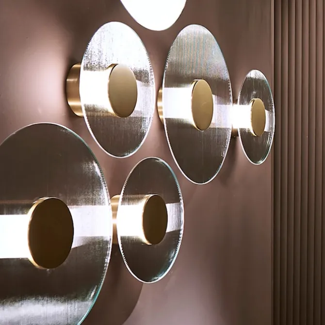 Button Wall Lamp Round