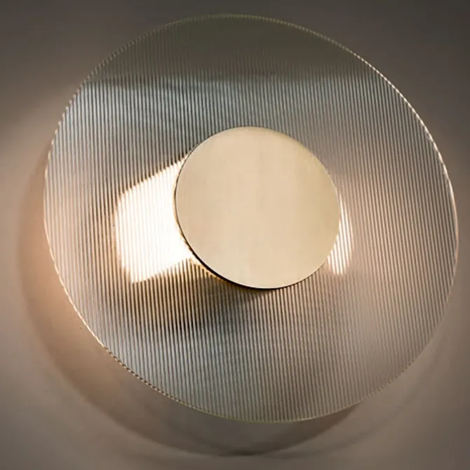 Button Wall Lamp Round