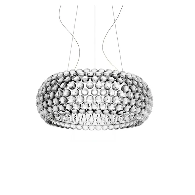 Caboche Plus Grande LED - Pendellampe Transparent