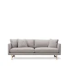 Calmo 2-seters sofa lakkert eik