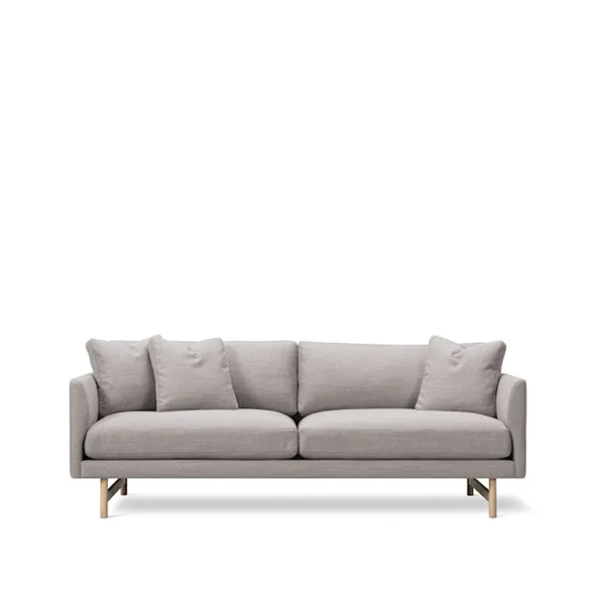 Calmo 2-seters sofa lakkert eik