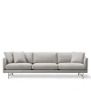 Calmo 3-seters sofa matt krom