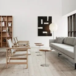 Calmo 3-seters sofa matt krom