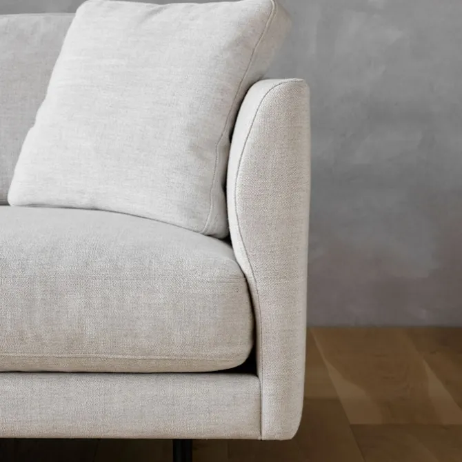 Calmo 3-seters sofa røkt eik