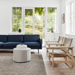 Calmo 3-seters sofa røkt eik
