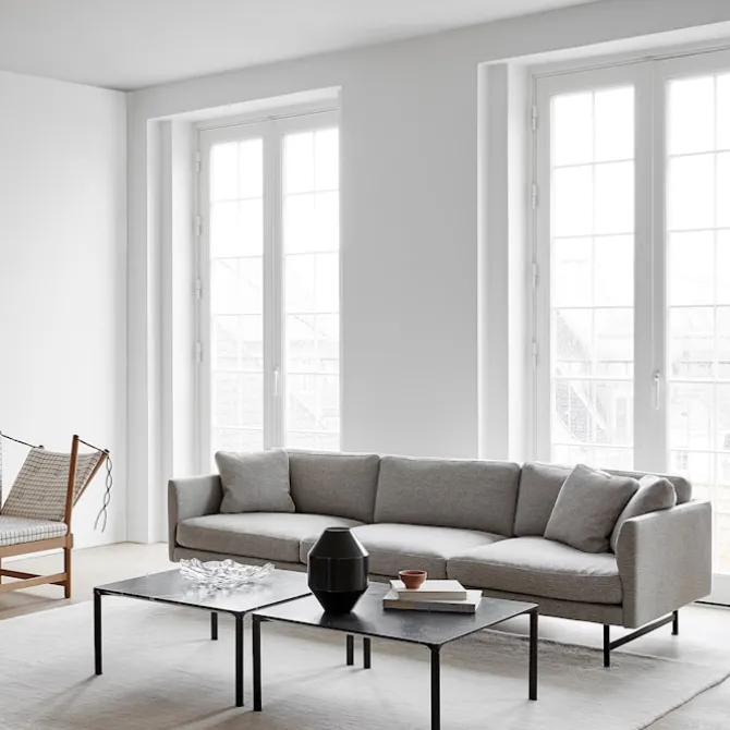 Calmo 3-seters sofa røkt eik