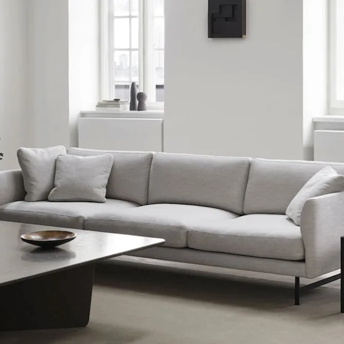 Calmo 3-seters sofa røkt eik