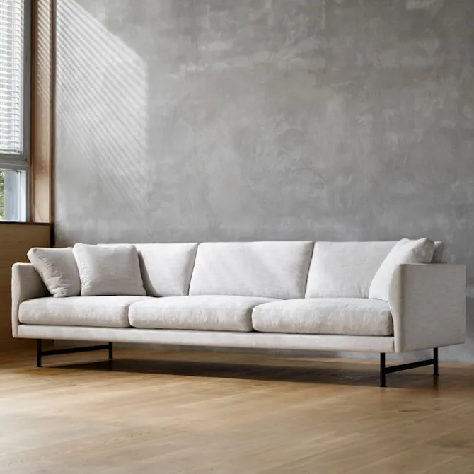 Calmo 3-seters sofa røkt eik