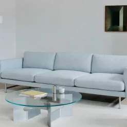 Calmo 3-seters sofa røkt eik