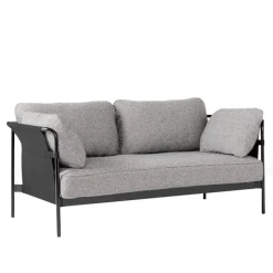 Can 2-seters sofa Black/Black