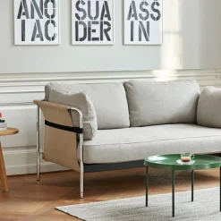 Can 2-seters sofa Black/Black