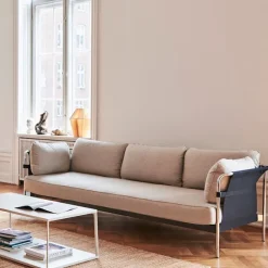 Can 3-seters sofa Black/Black