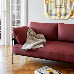 Can 2-seters sofa Black/Natural