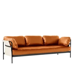 Can 3-sitssoffa Black/Natural