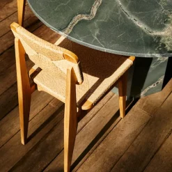 C-Chair spisestuestol finér