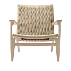 CH25 - Eik/naturfarget flettet papirledning