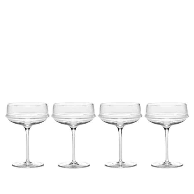 Champagne Coupe Dune - Set of 4