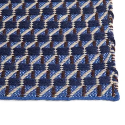 Channel teppe Blue/White