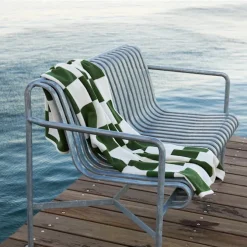Check badehåndkle 70 x 136 cm