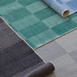 Check teppe Light Blue