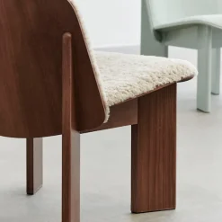 Chisel lenestol Front Upholstery Oak