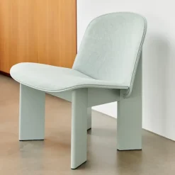 Chisel lenestol Front Upholstery Black Oak