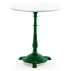 Classic Kafébord Carrara Marmor/Grønnlakkert aluminium
