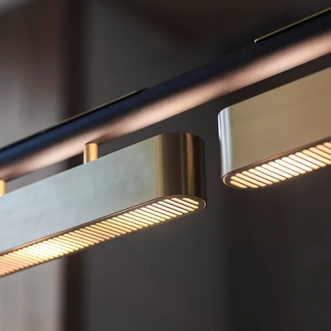 Colt Triple Pendant, Brass/Bronze