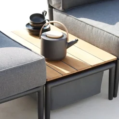 Conic Box Table Grey