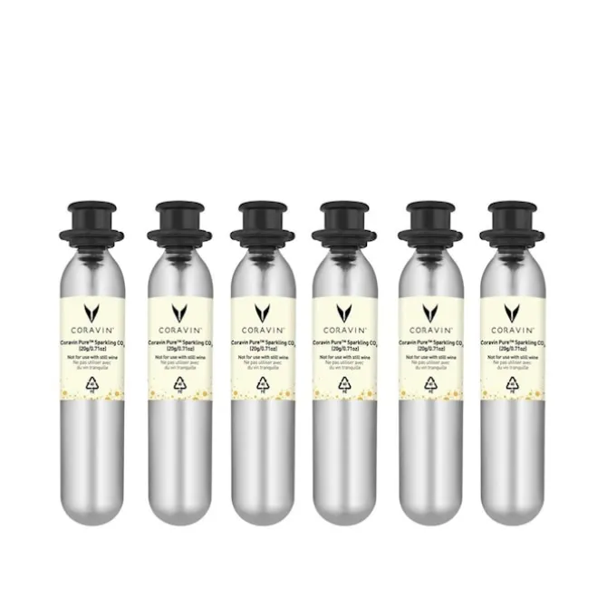 Coravin Pure Sparkling CO2 Capsules 6-Pack