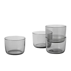 Corky Drinking Glasses Low grey