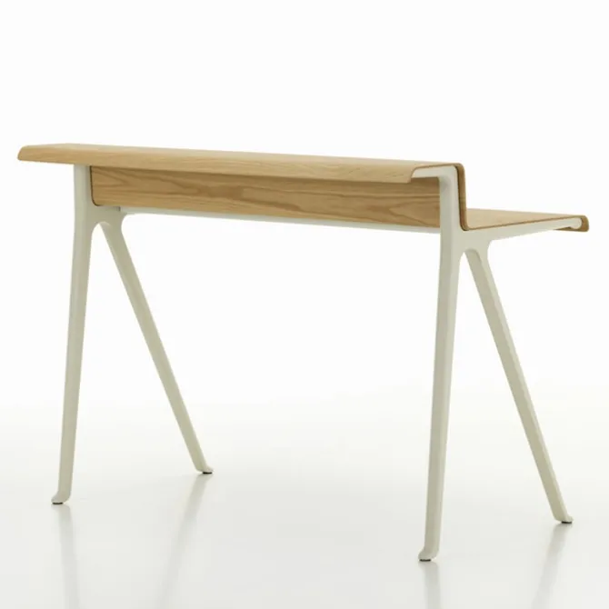 Courier skrivebord light oak