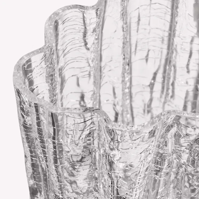 Crackle vase 12 cm