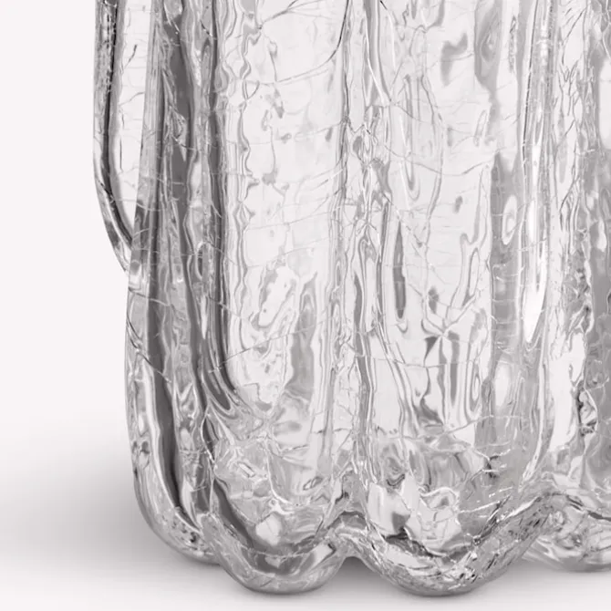 Crackle vase 12 cm