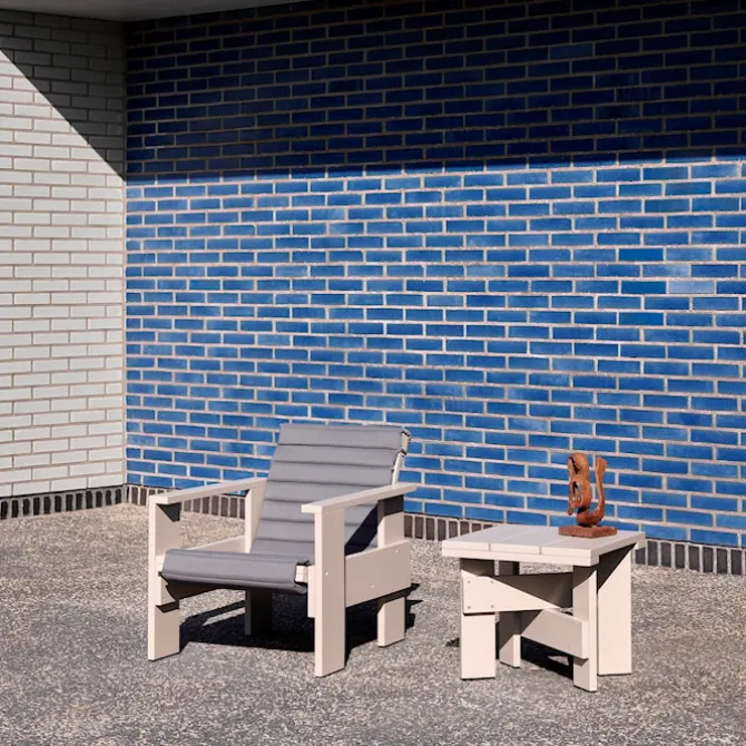 Crate Quilted pute utendørs lenestol