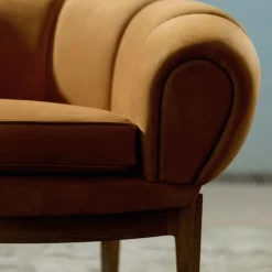 Croissant 3-seters sofa eik