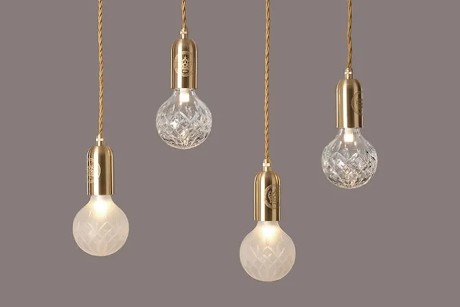 Crystal Bulb Pendant