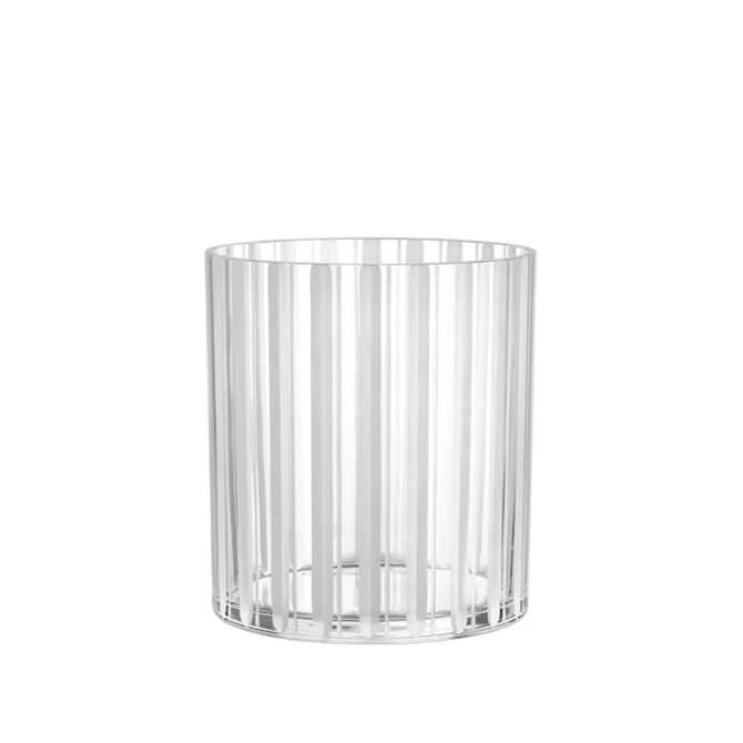 Cut In Number Vase Stripes