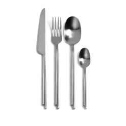 Cutlery Set In Gift Box Stainless Steel Dune - Set of 24