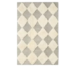 DD Chess Rug Grey
