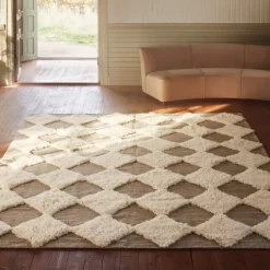 DD Chess Rug Grey