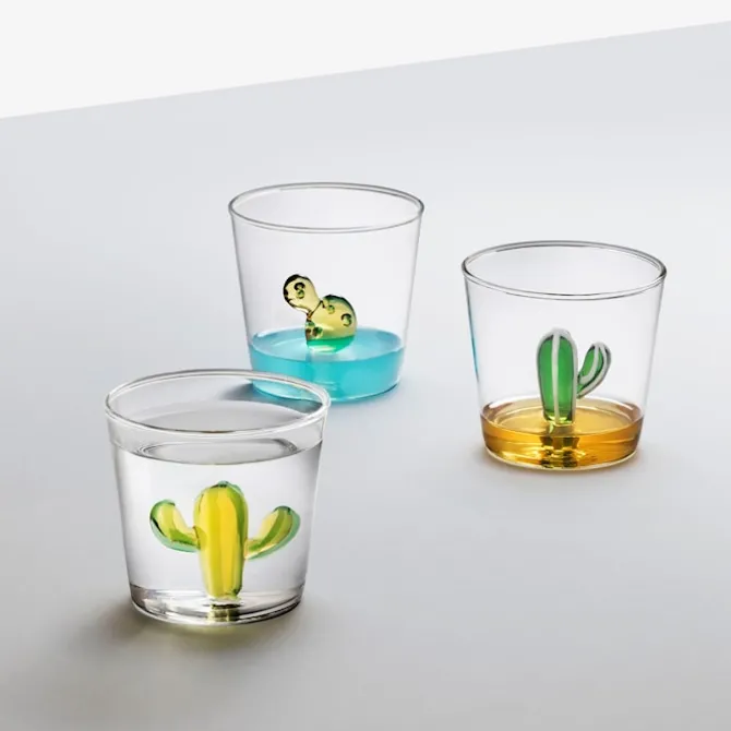 Desert Plant Tumbler Cactus Amber - 35 cl