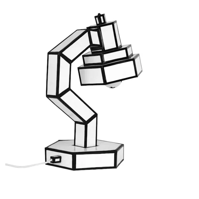 Desk Lamp Recycled Cardboard Cut & Paste