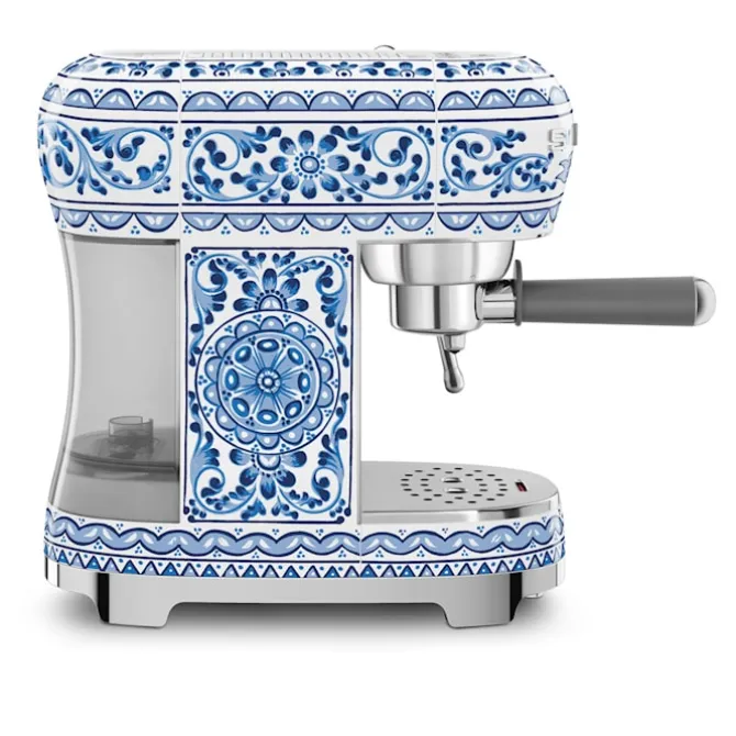 Dolce & Gabbana Espresso Manual Coffee Machine Blue