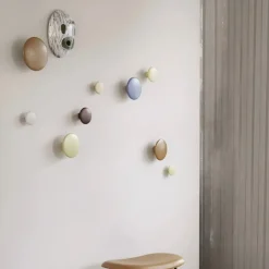 Dots Wood Coat Hanger Medium